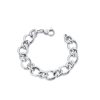 Bracciali Mediterraneo Gioielli | Bracciale Silver Catena A Filo Alternata