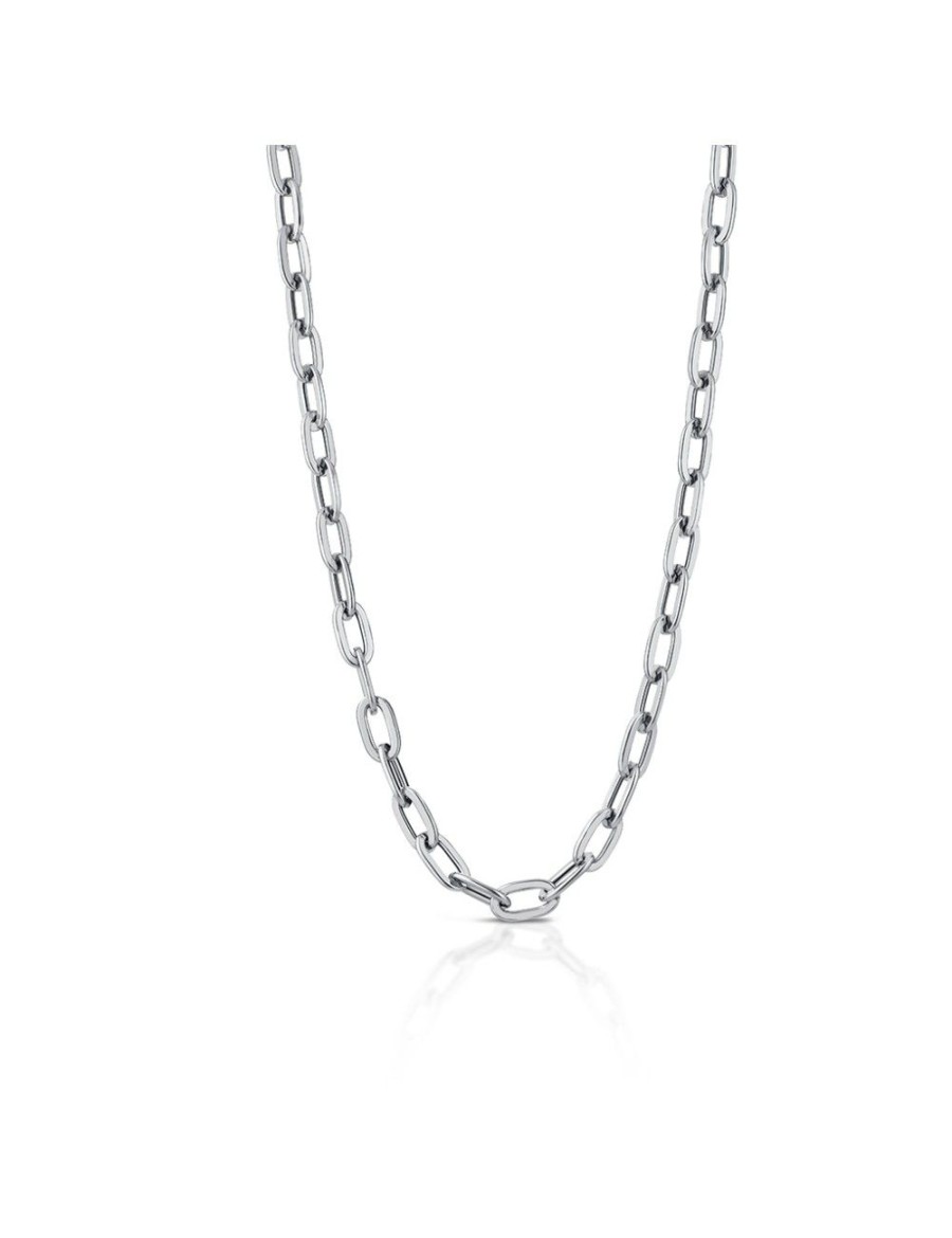 Collane Mediterraneo Gioielli | Collana Silver Chain Heavy