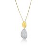 Collane Mediterraneo Gioielli | Collana Adore Pave Foglia