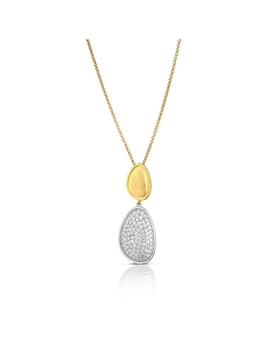 Collane Mediterraneo Gioielli | Collana Adore Pave Foglia