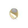 Anelli Mediterraneo Gioielli | Anello Shinedots Gold Tondo