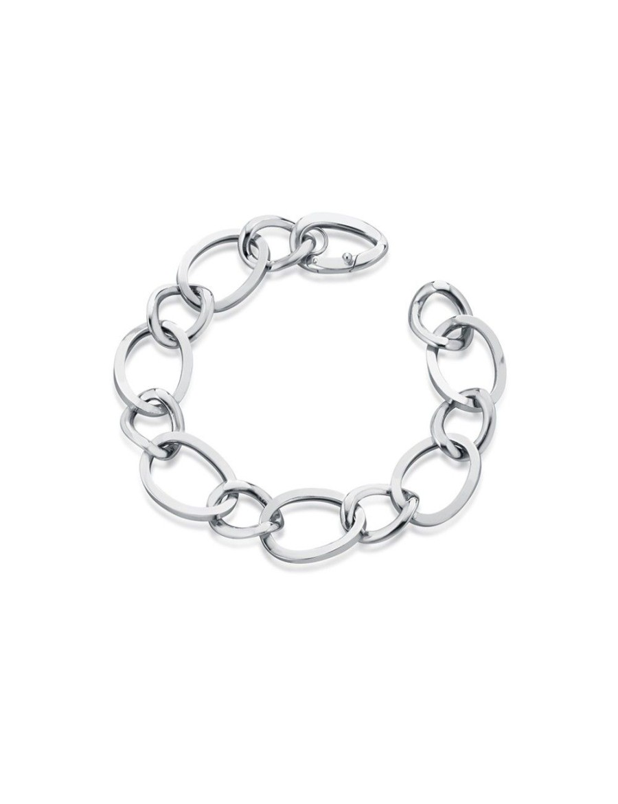 Bracciali Mediterraneo Gioielli | Bracciale Silver Catena Alternata