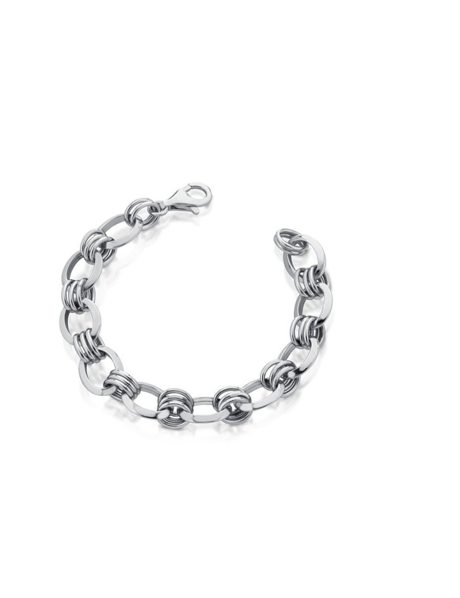 Bracciali Mediterraneo Gioielli | Bracciale Silver Catena Filo New