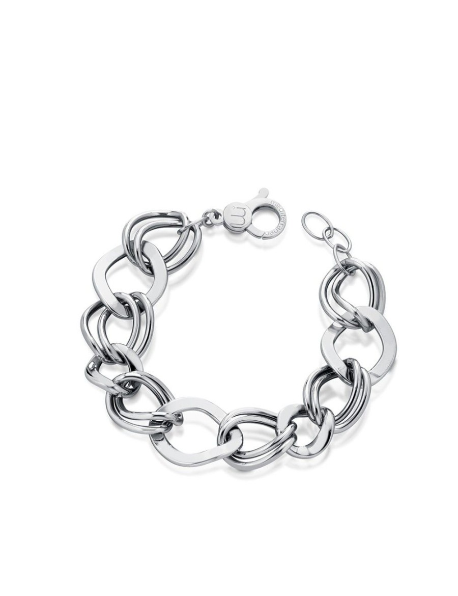 Bracciali Mediterraneo Gioielli | Bracciale Silver Catena Barbazalle