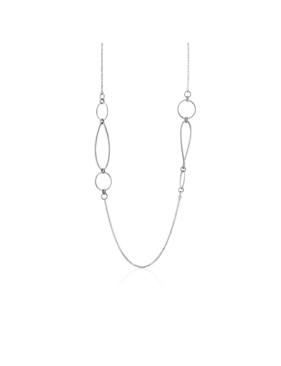 Collane Mediterraneo Gioielli | Collana Silver Chanel Thin