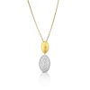 Collane Mediterraneo Gioielli | Collana Adore Pave Ovale