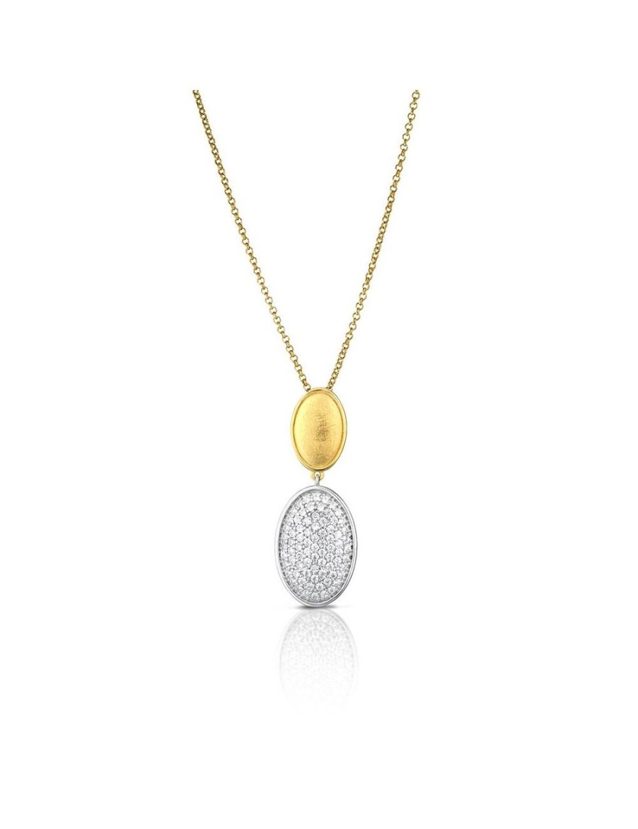 Collane Mediterraneo Gioielli | Collana Adore Pave Ovale