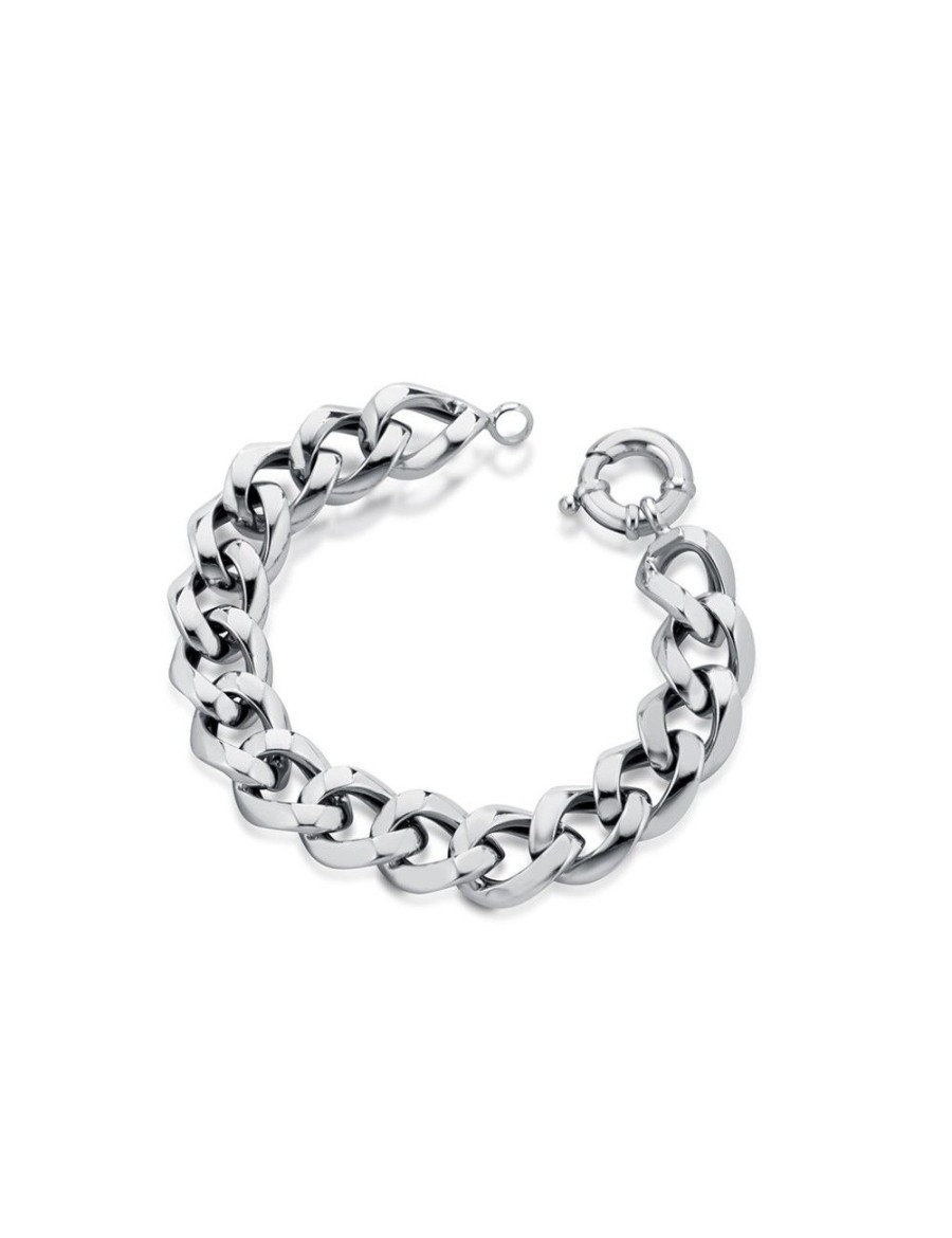 Bracciali Mediterraneo Gioielli | Bracciale Silver Catena Heavy