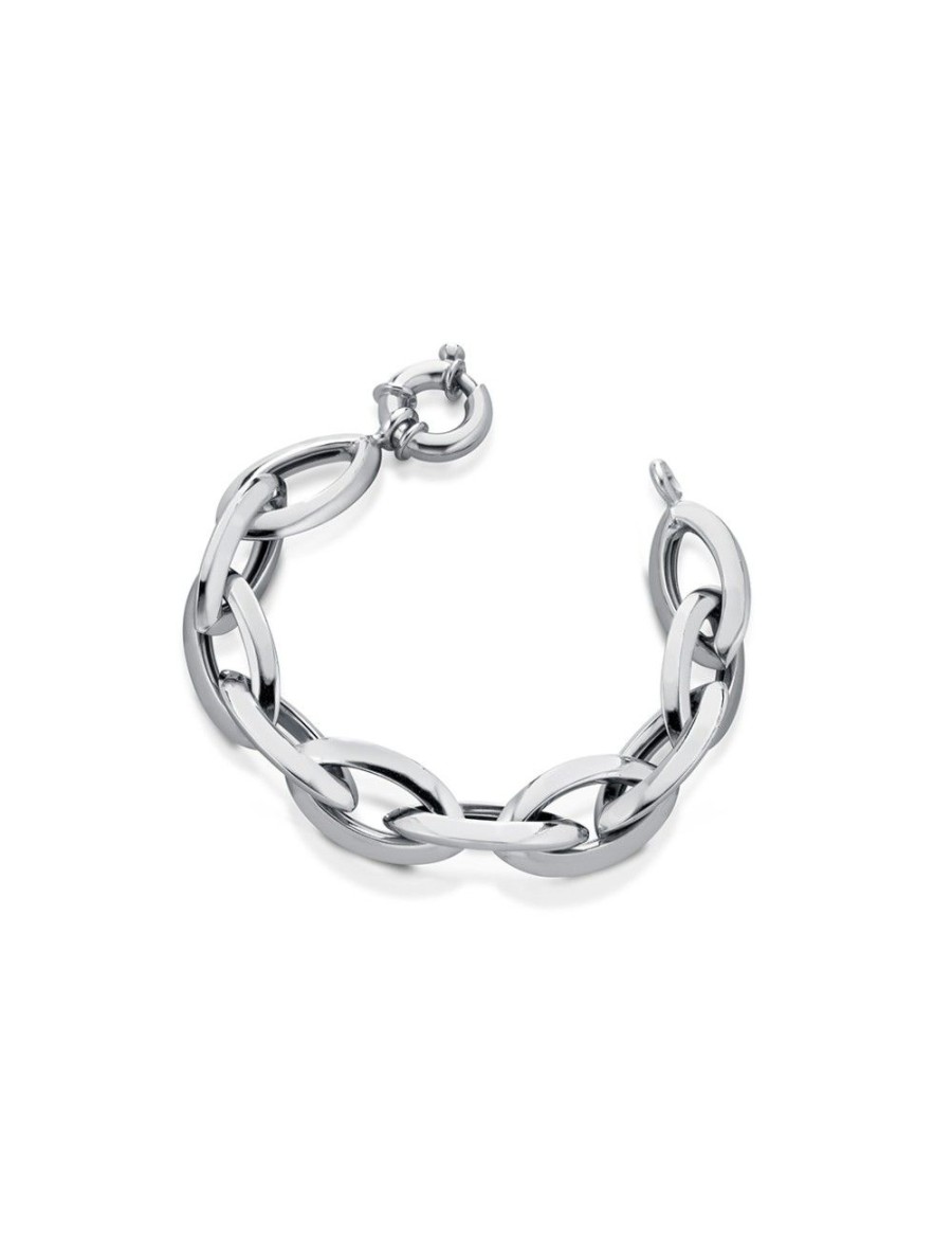 Bracciali Mediterraneo Gioielli | Bracciale Silver Catena Rolo